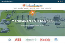 Tablet Screenshot of manikaran.net